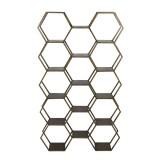 HEXAGON14 BRASS SHELF - CABINETS, SHELVES